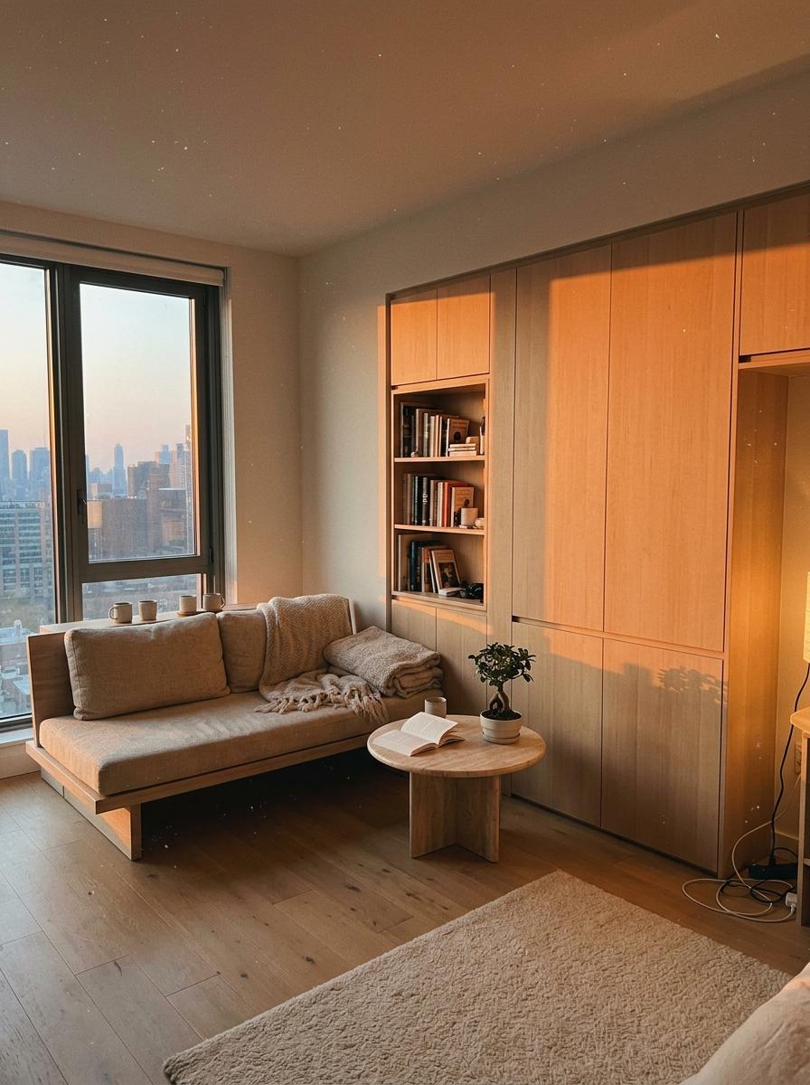 A Balanced Approach To Small Japandi Apartment Layouts