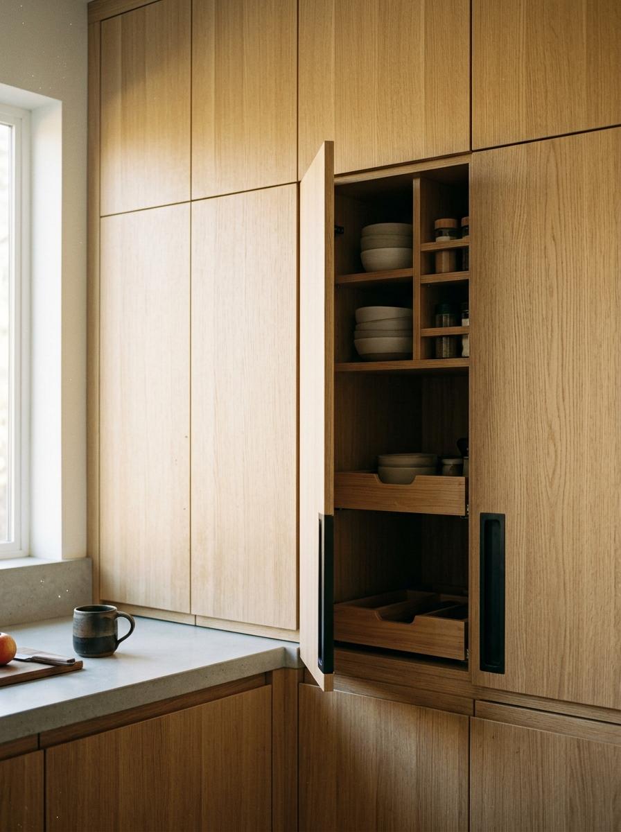 A Closer Look At Minimalist Japandi Kitchen Cabinetry Design