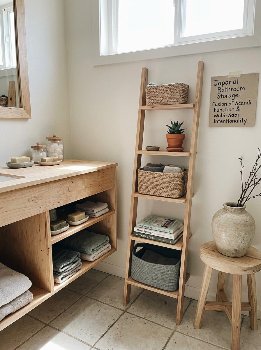 A Comprehensive Guide To Selecting Japandi Bathroom Storage Pieces