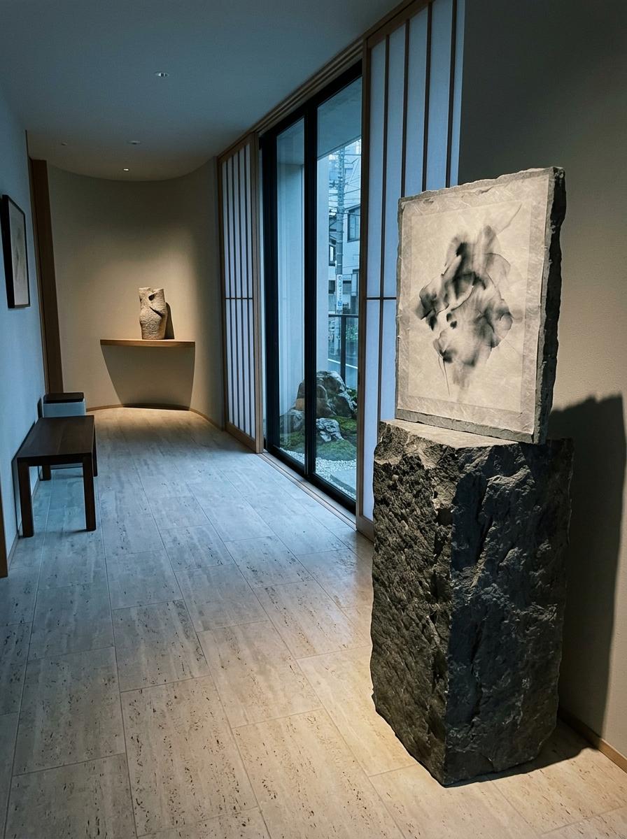 A Curated Collection Of Fine Art In A Luxury Japandi Home