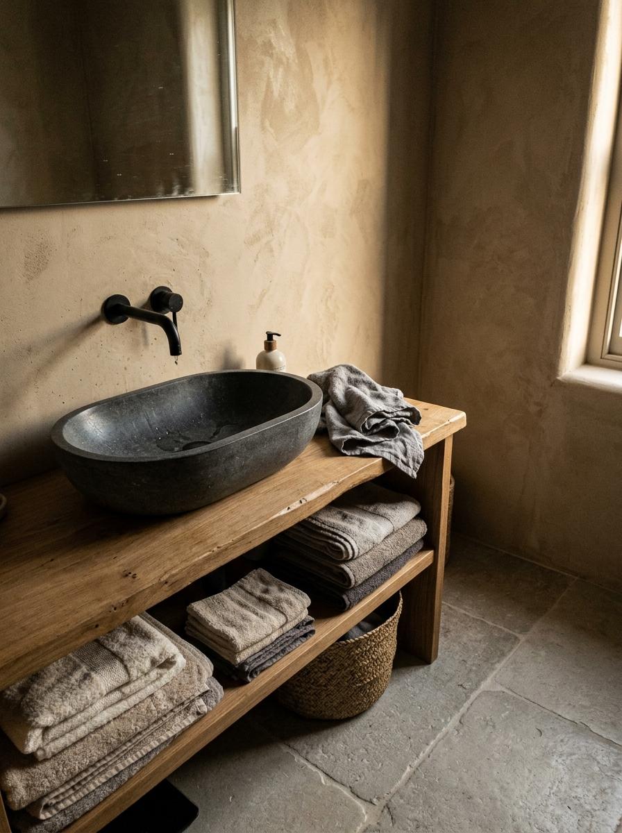 A Deep Dive Into Neutral Palettes For Japandi Bathroom Interiors