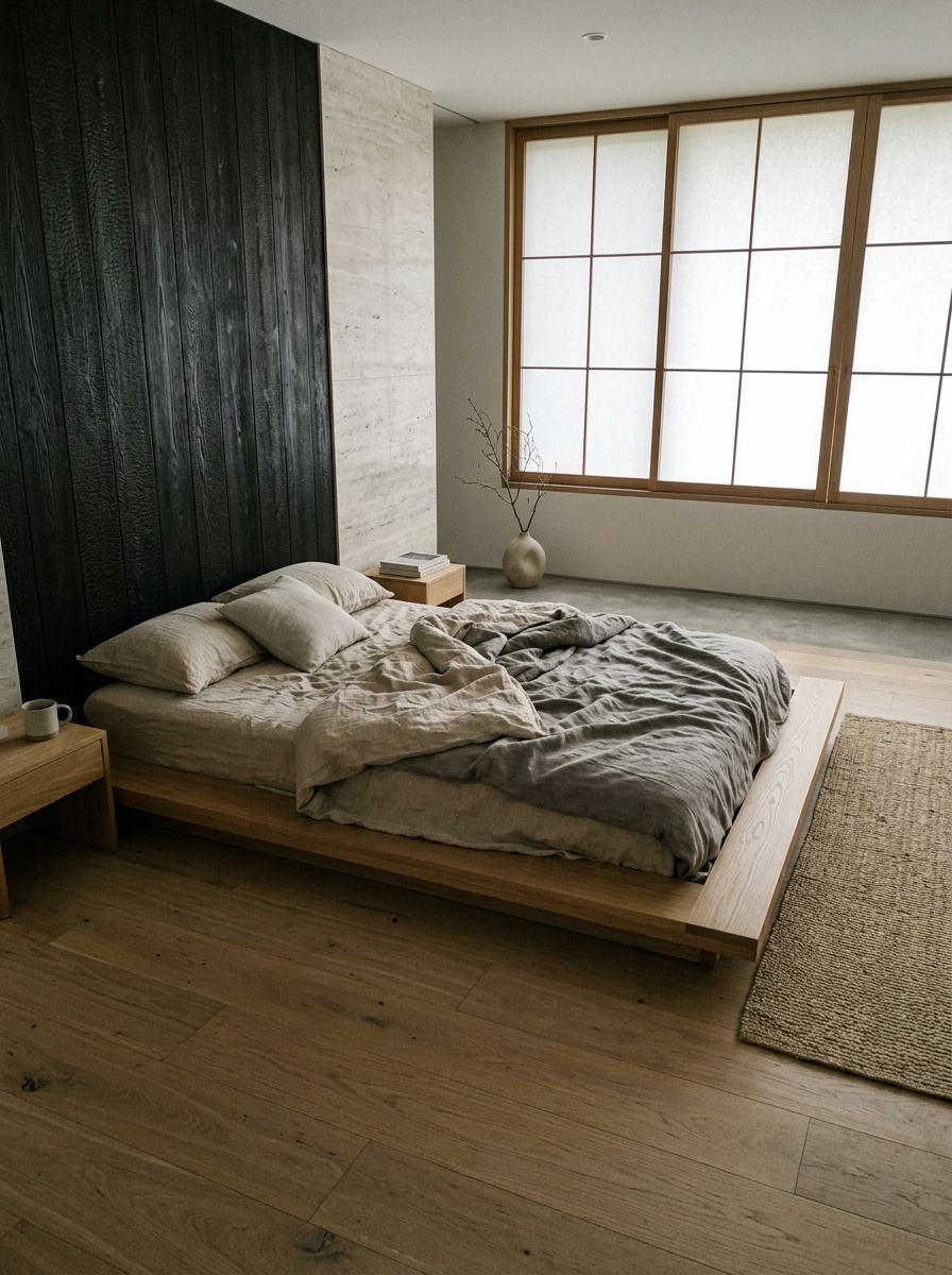 A Detailed Look At A Premium Japandi Bedroom Concept