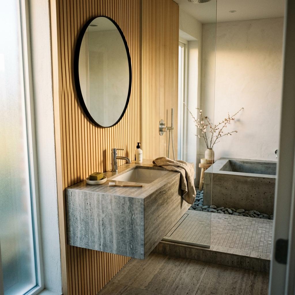A Detailed Walkthrough Of A Modern Japandi Bathroom Design