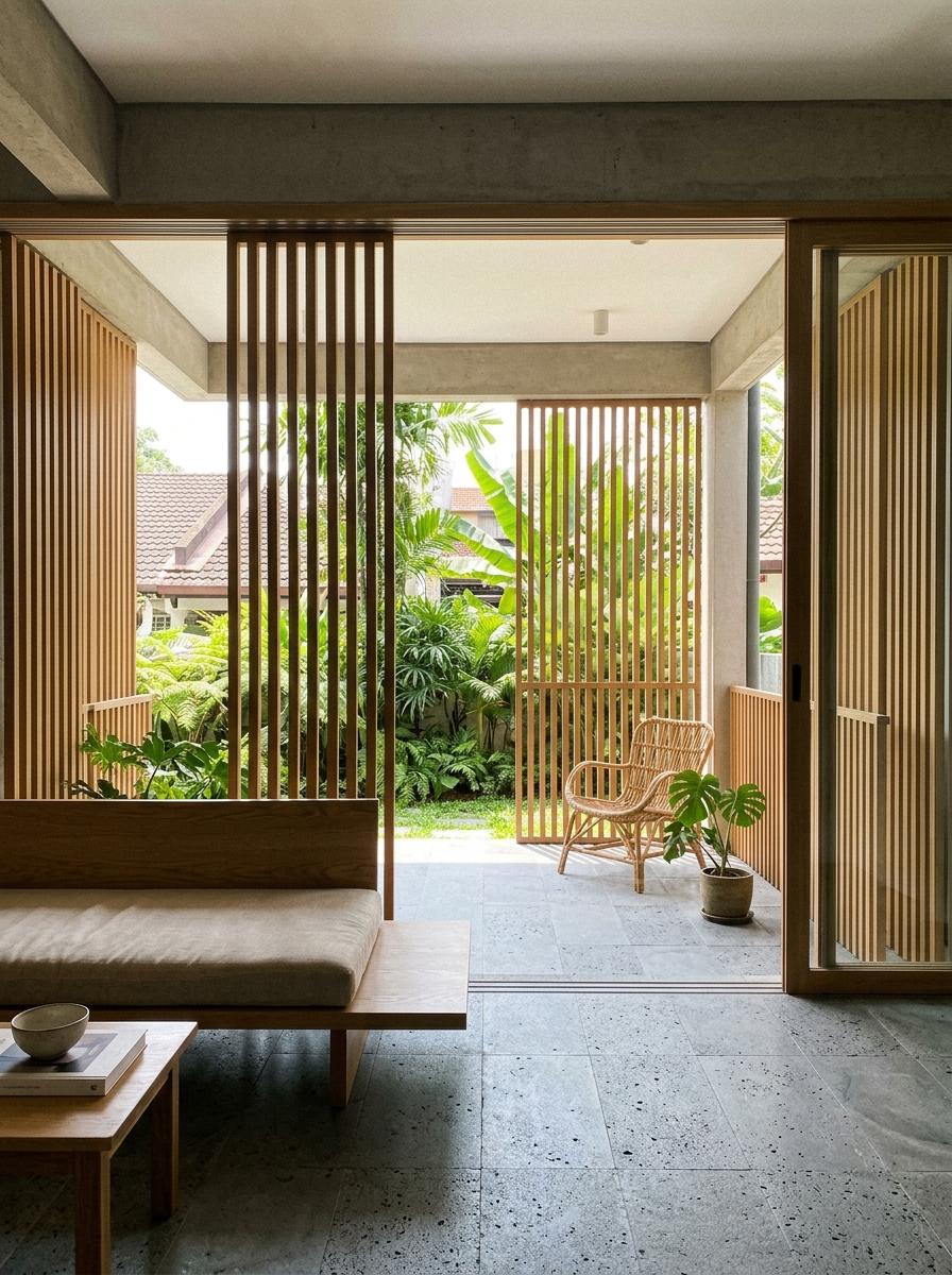 A Glimpse Into This Minimalist Japandi Terrace Design