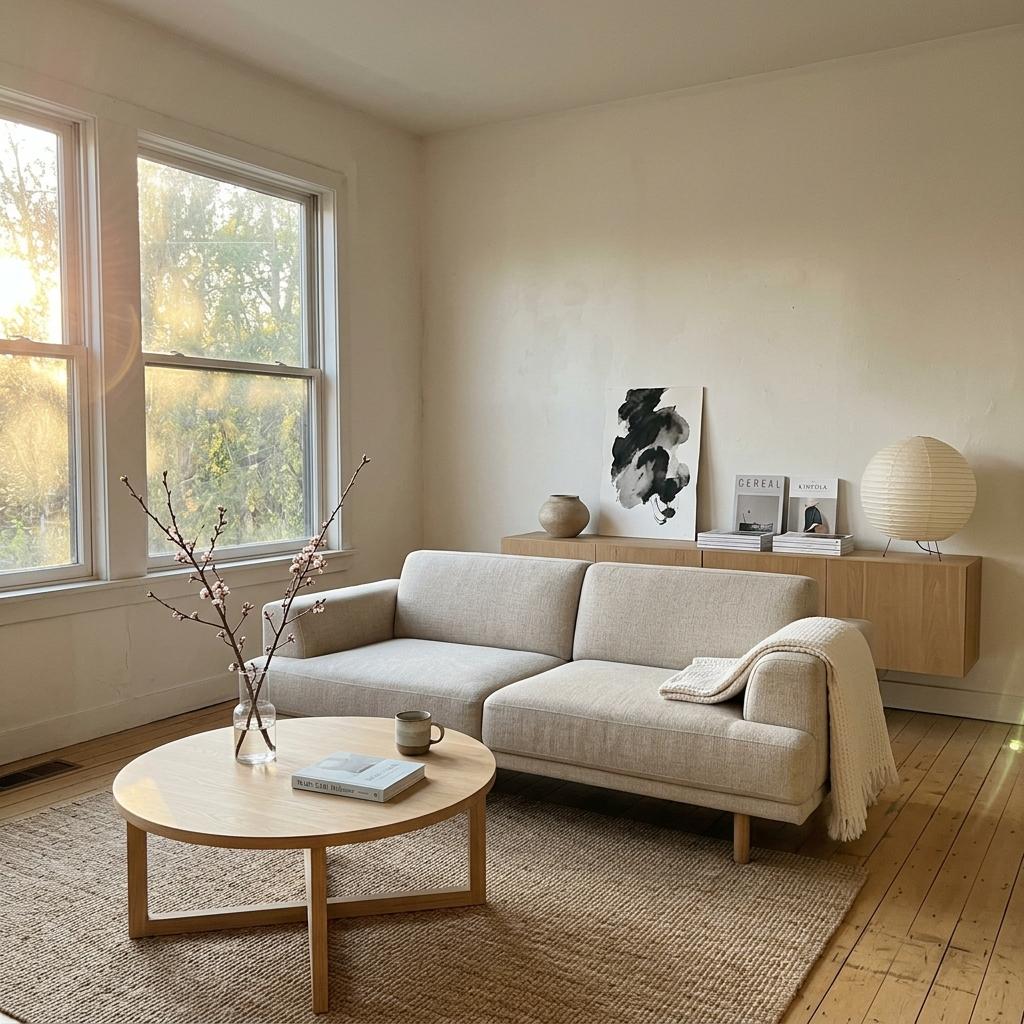 A Guide To Achieving The Perfect Simple Japandi Living Room