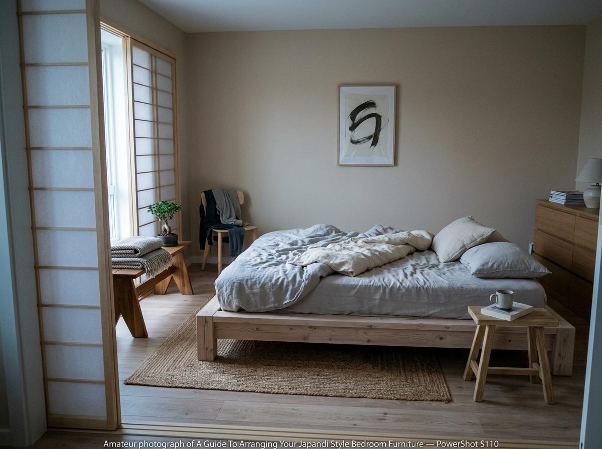 A Guide To Arranging Your Japandi Style Bedroom Furniture