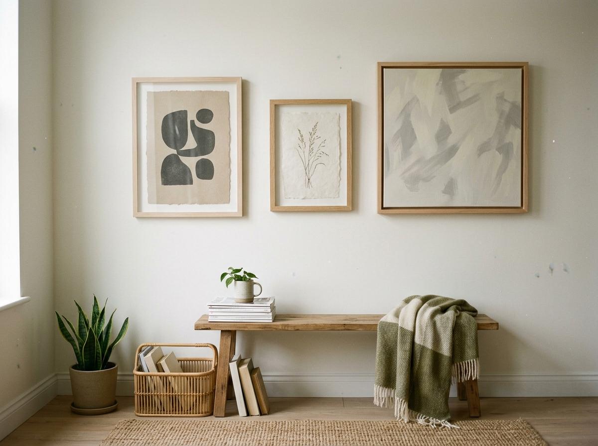 A Guide To Curating Minimalist Japandi Wall Art Decor
