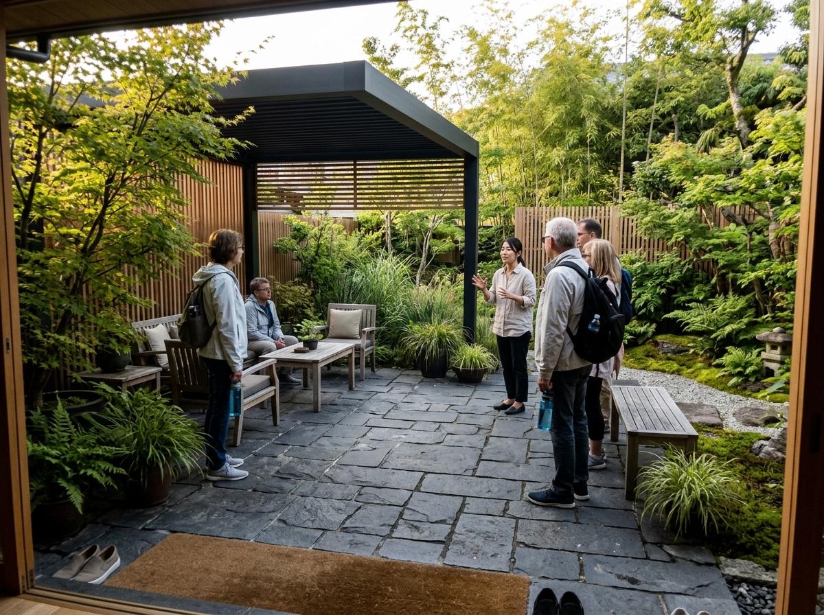 A Guided Tour Of A Modern Japandi Patio Sanctuary