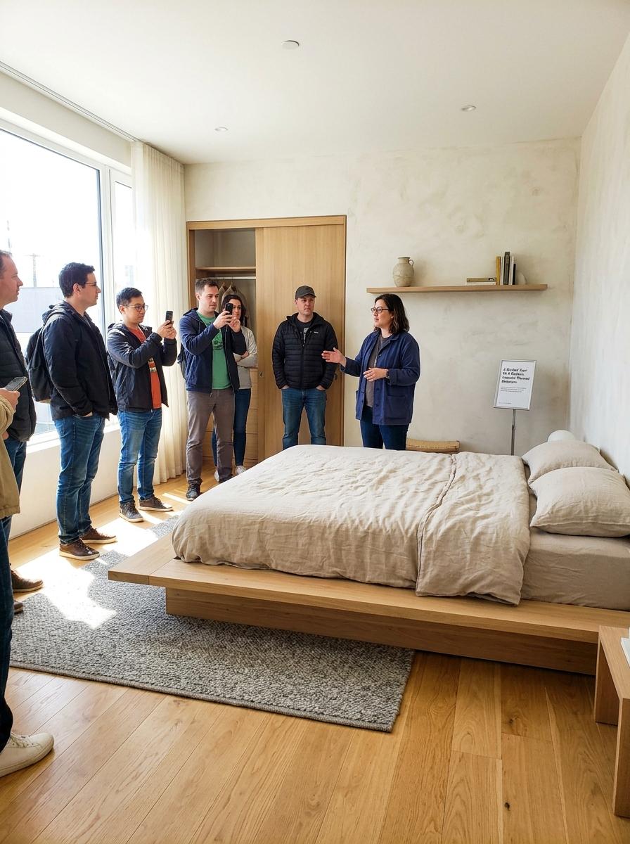 A Guided Tour Of A Modern Japandi Themed Bedroom