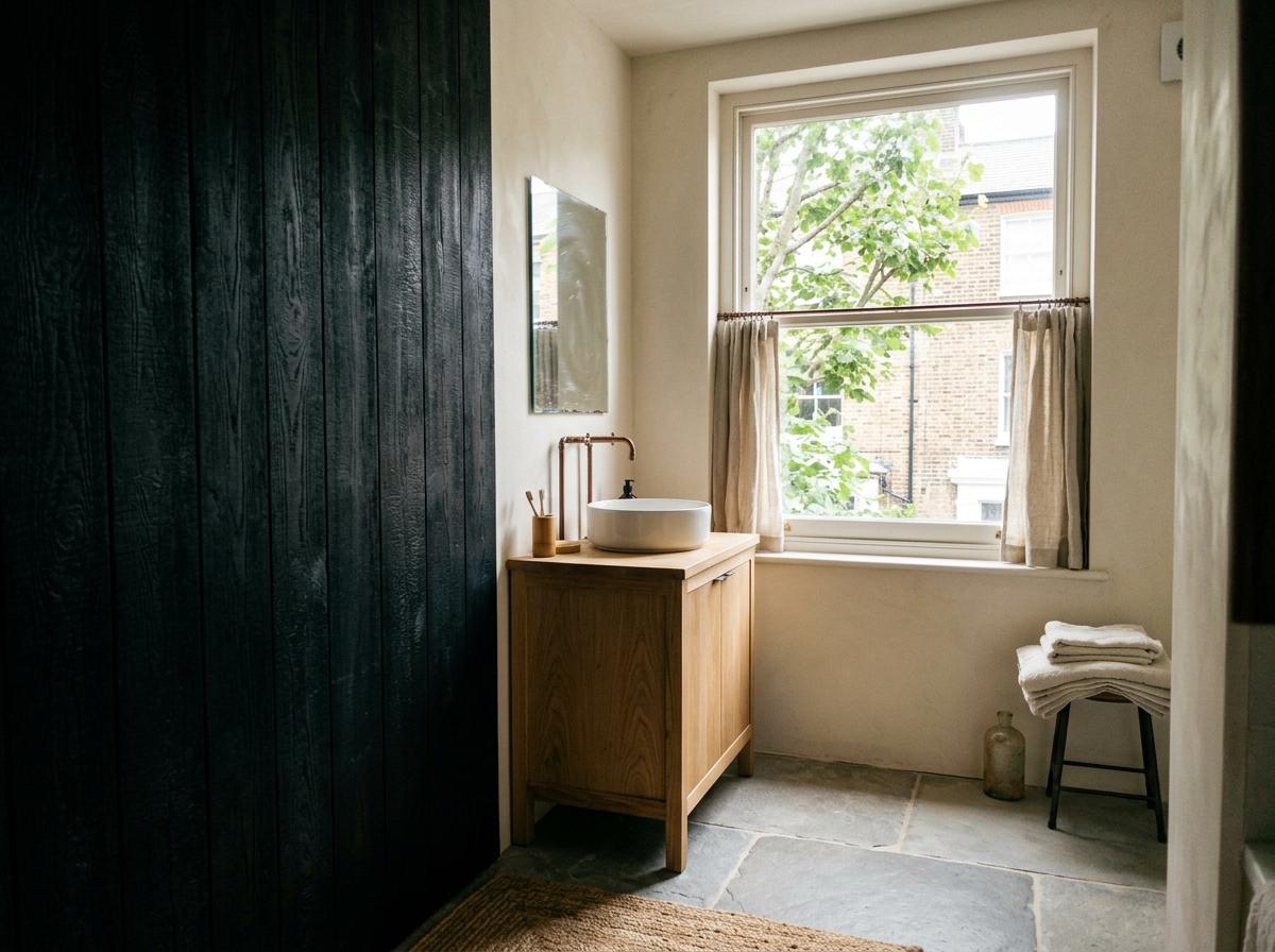 A Home With Zen Japandi Bathroom Focus