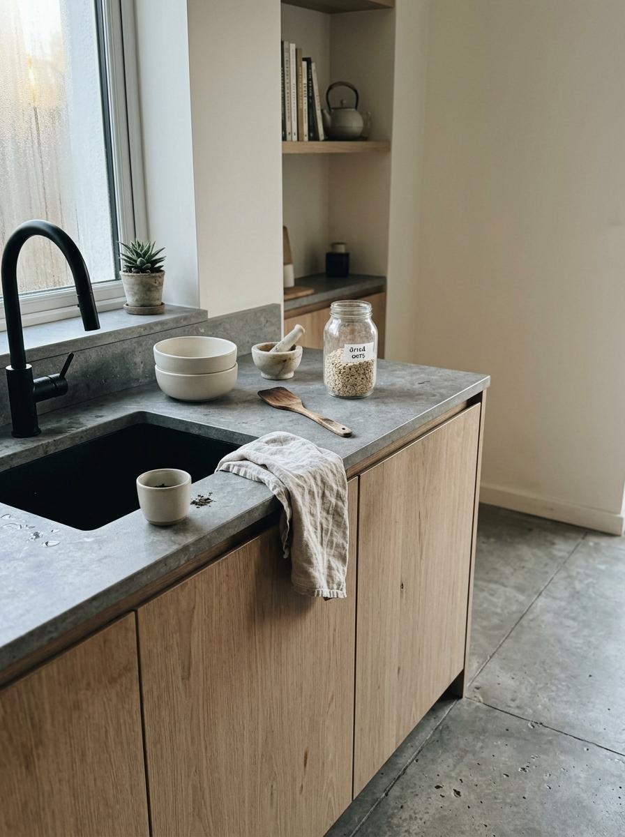 A Journey Into Creating A Minimalist Japandi Kitchen Environment