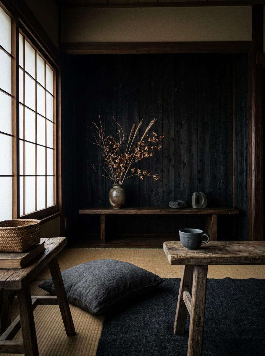 A Journey Into The Quiet Drama Of Moody Japandi Decor
