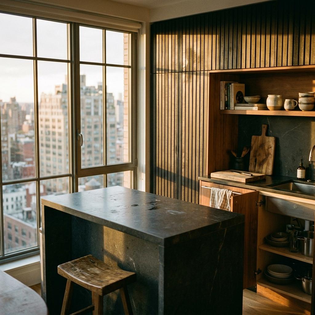 A Look Inside The Ultimate Organic Japandi Kitchen Space