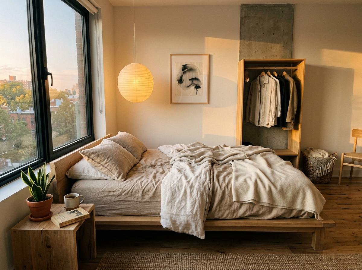 A Modern Take On The Classic Japandi Bedroom