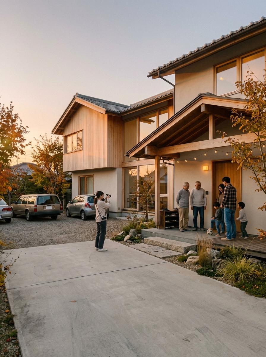 A Multi Generational Home Embracing Japandi Style House Elements