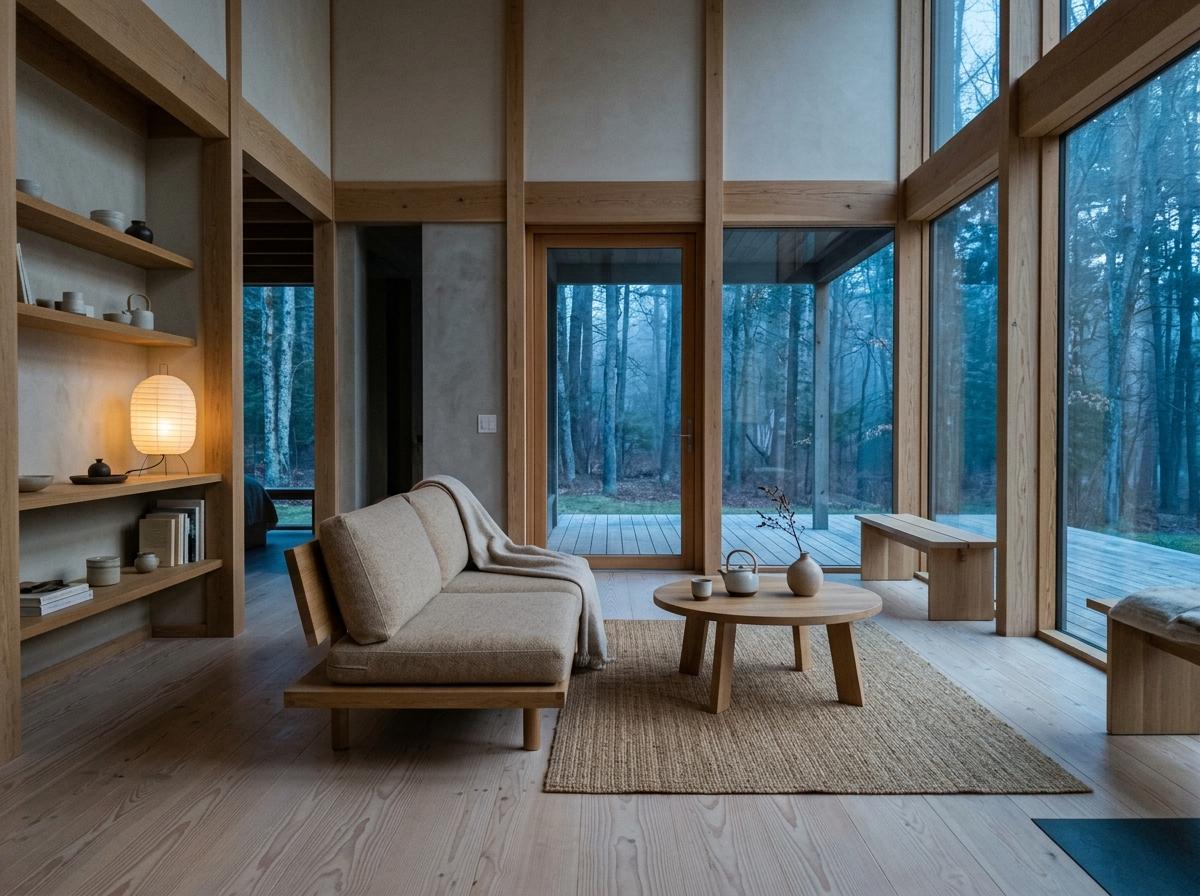 A Peaceful Retreat With Japandi Interior Design Focus