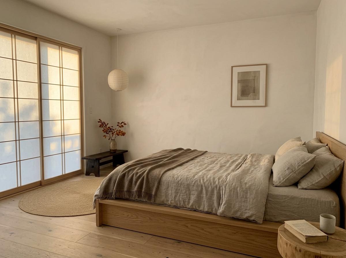 A Quiet Haven Built Around Japandi Bedroom Layout Principles