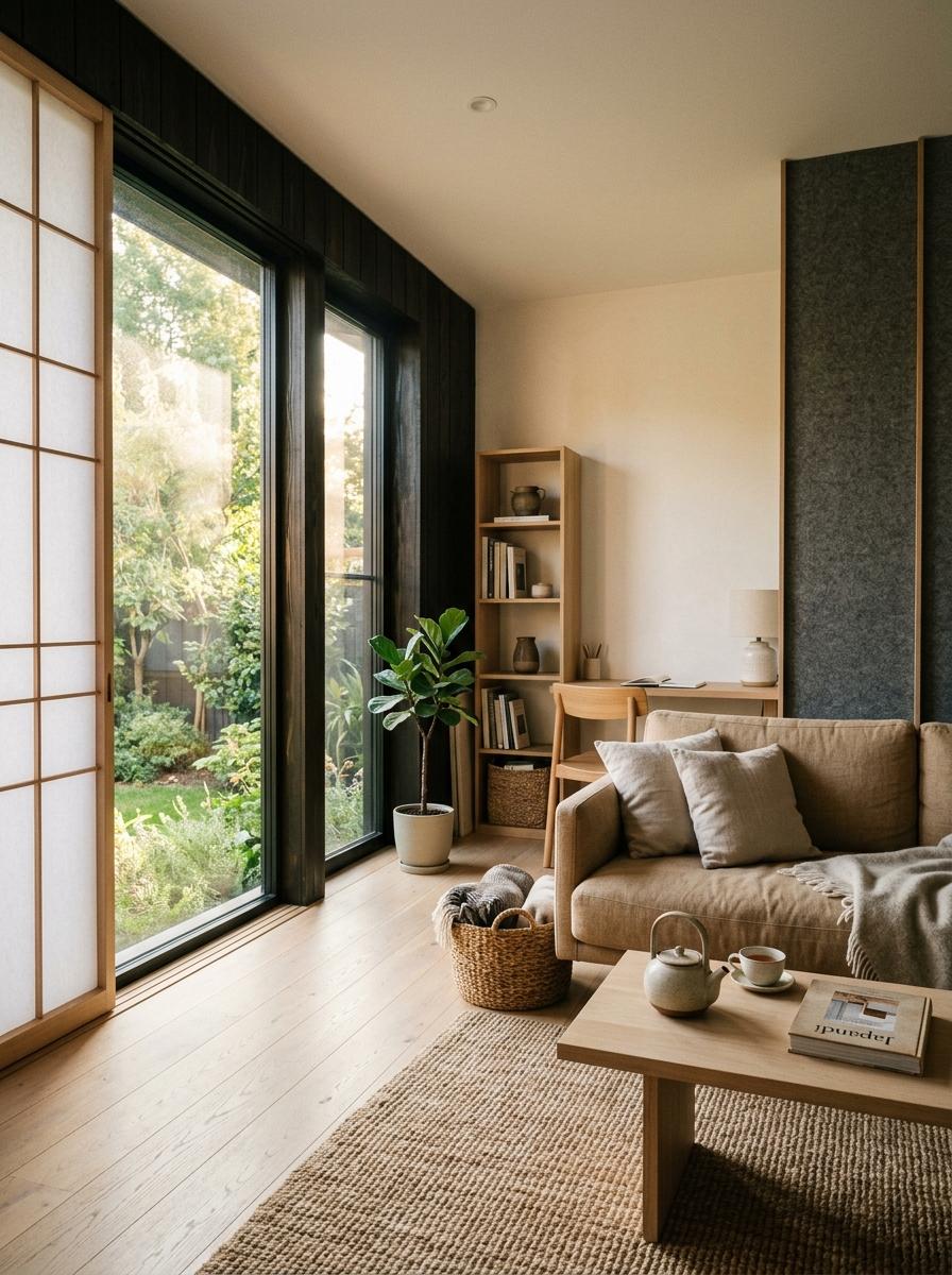A Quiet Retreat Featuring Japandi Interior Design