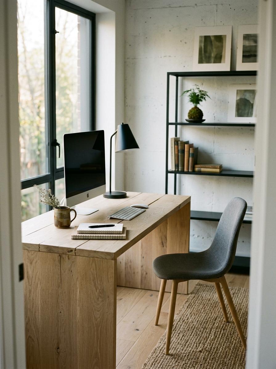 A Refined Approach To Building A Modern Japandi Office