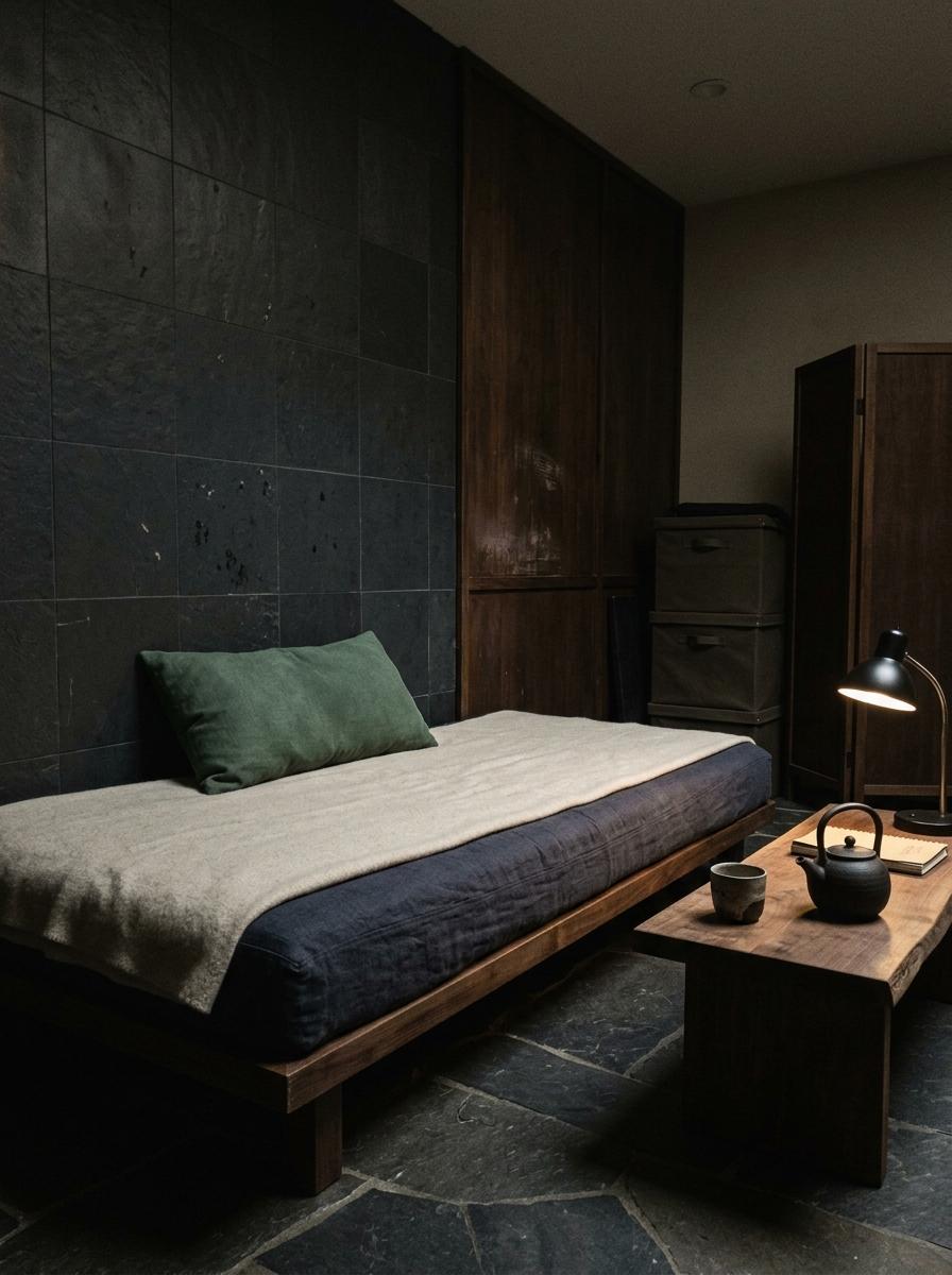A Refined Look At Muted Deep Hues In Japandi Design