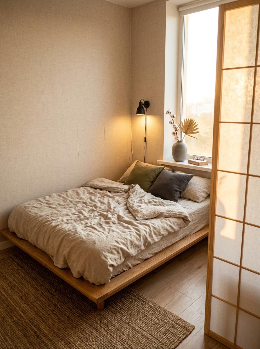 A Refreshed Look For A Japandi Small Bedroom