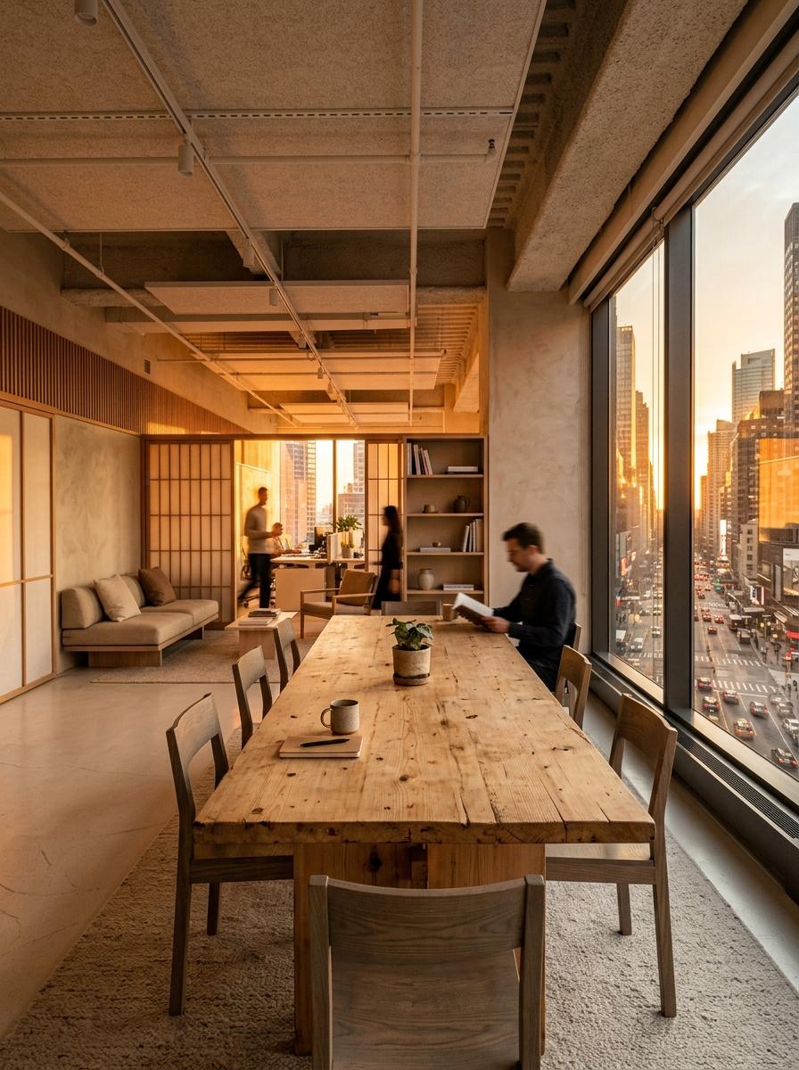 A Refreshing View Of A Japandi Office Transformation