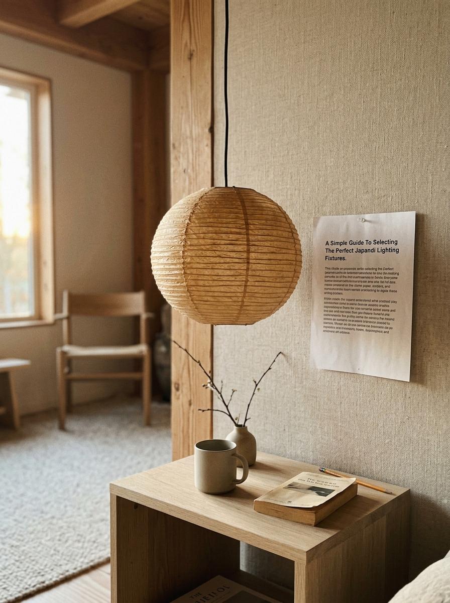 A Simple Guide To Selecting The Perfect Japandi Lighting Fixtures