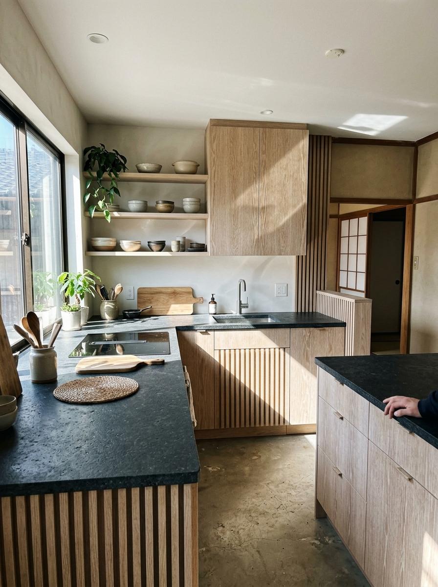 A Sophisticated Approach To Modern Japandi Kitchen Renovations