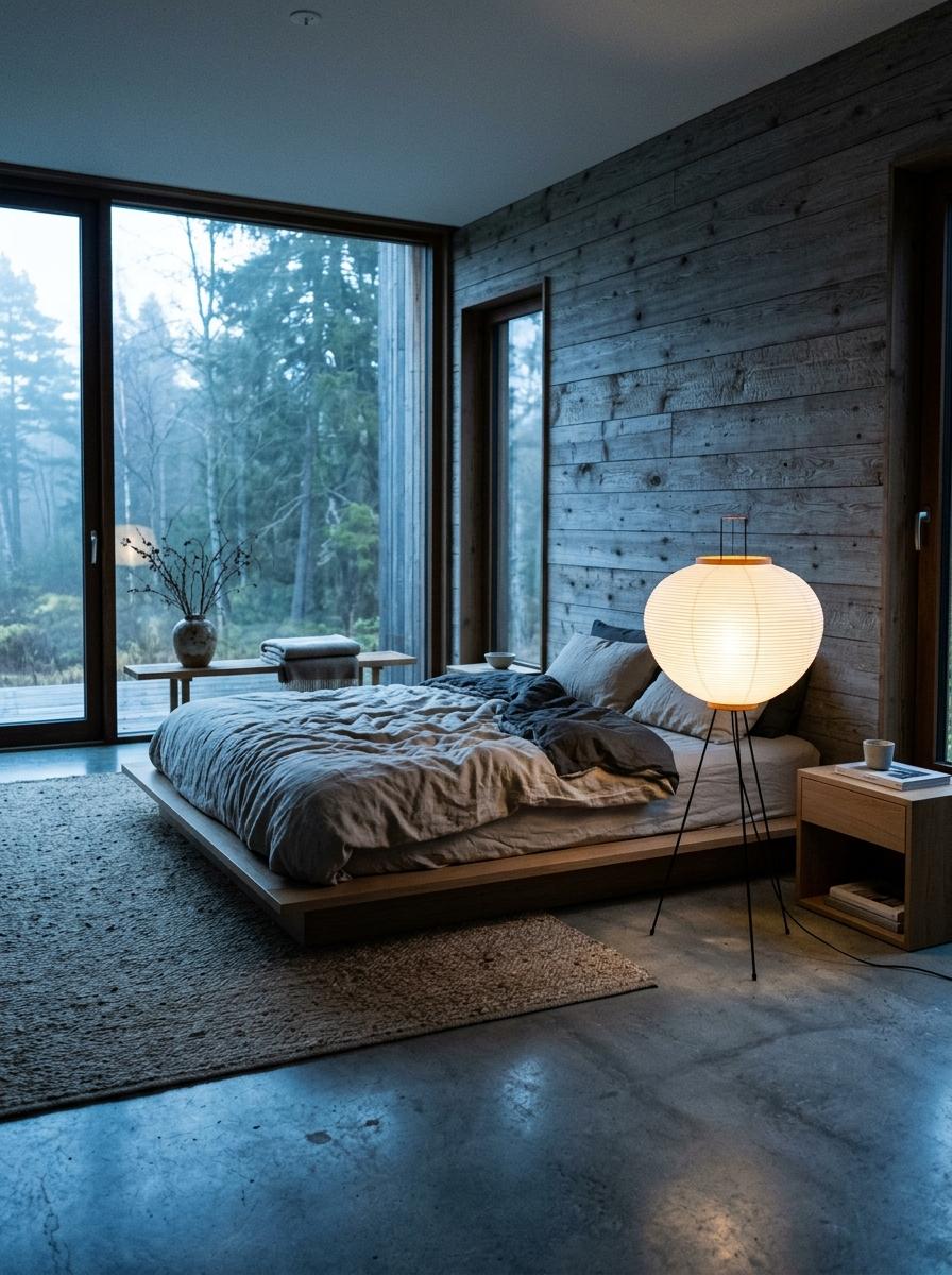 A Spacious Scandinavian Master With Distinct Japandi Influence