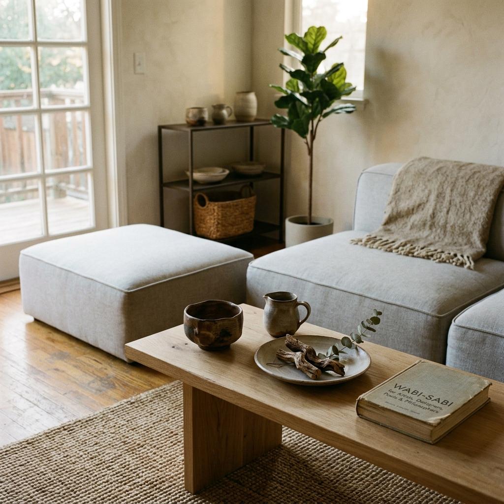 A Thoughtful Curation Of Organic Japandi Living Room Essentials