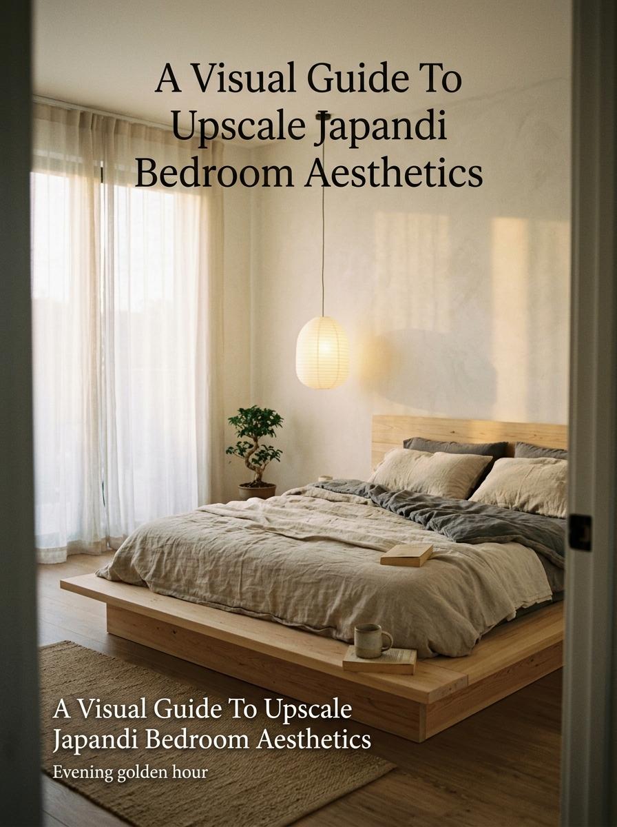 A Visual Guide To Upscale Japandi Bedroom Aesthetics