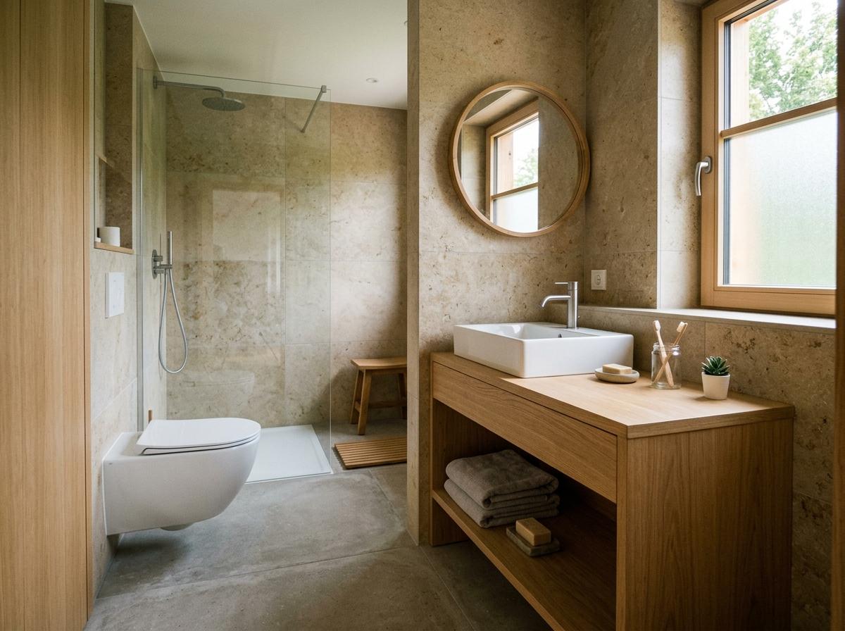 A Walkthrough Of A Functional Japandi Guest Bathroom