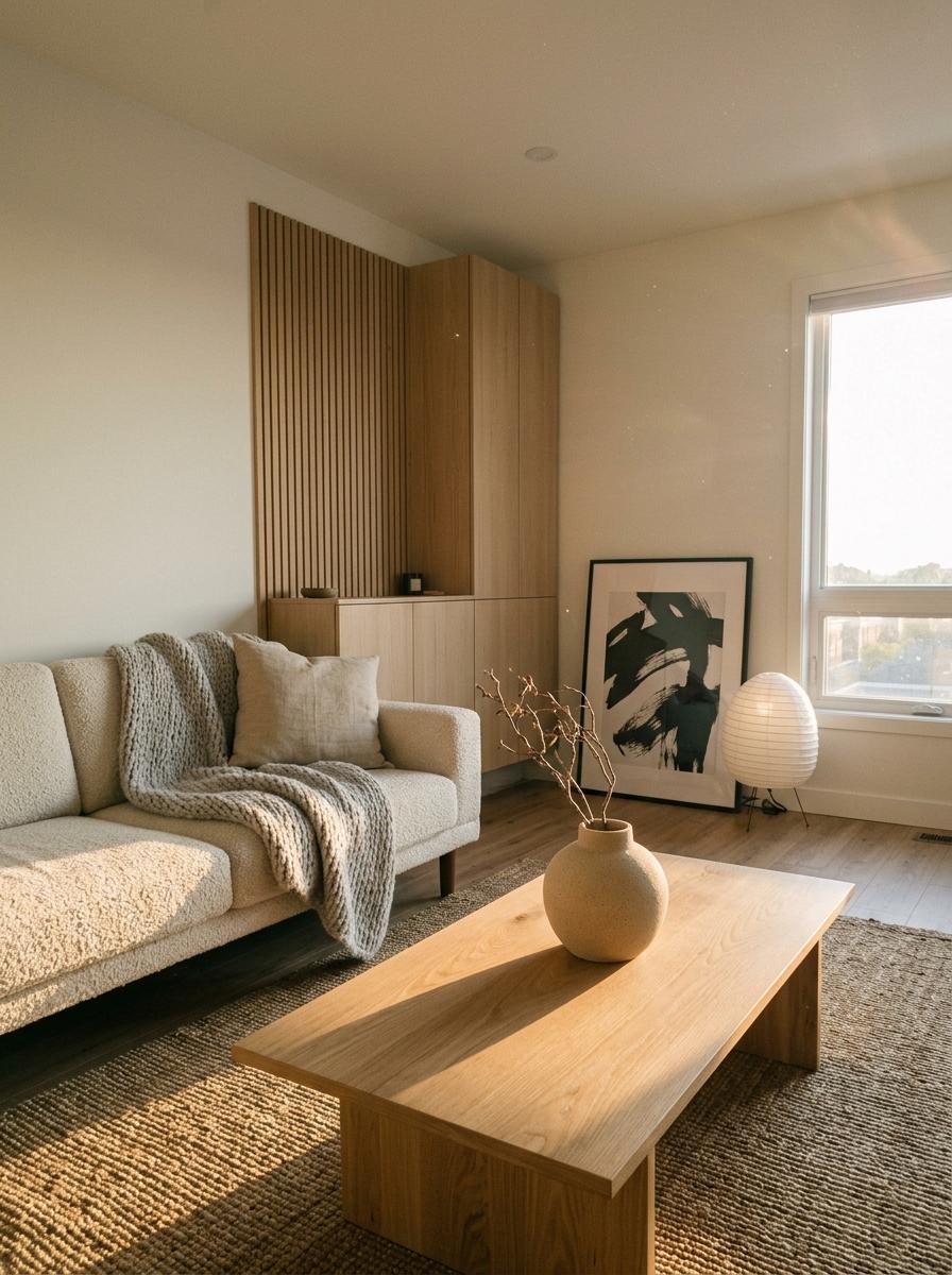 Achieve A Balanced Atmosphere With Japandi Living Room Essentials