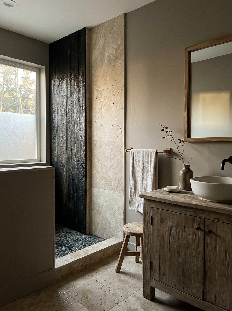 Achieve Harmony Through A Subtle Japandi Bathroom Color Selection
