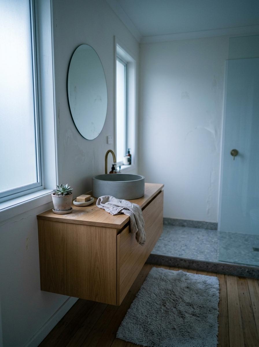 Achieve Perfect Balance With A Refreshing Japandi Master Bathroom