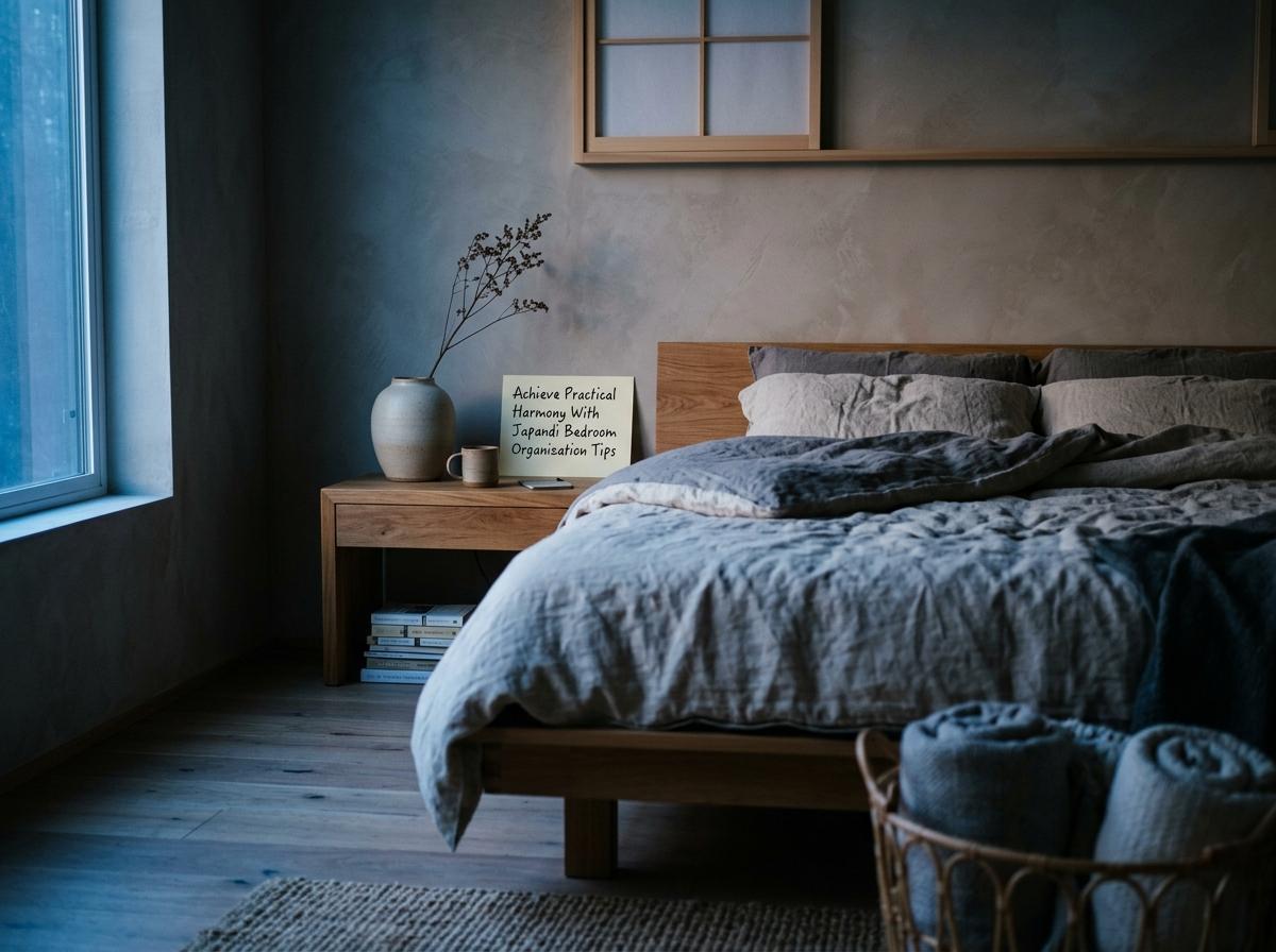 Achieve Practical Harmony With Japandi Bedroom Organization Tips