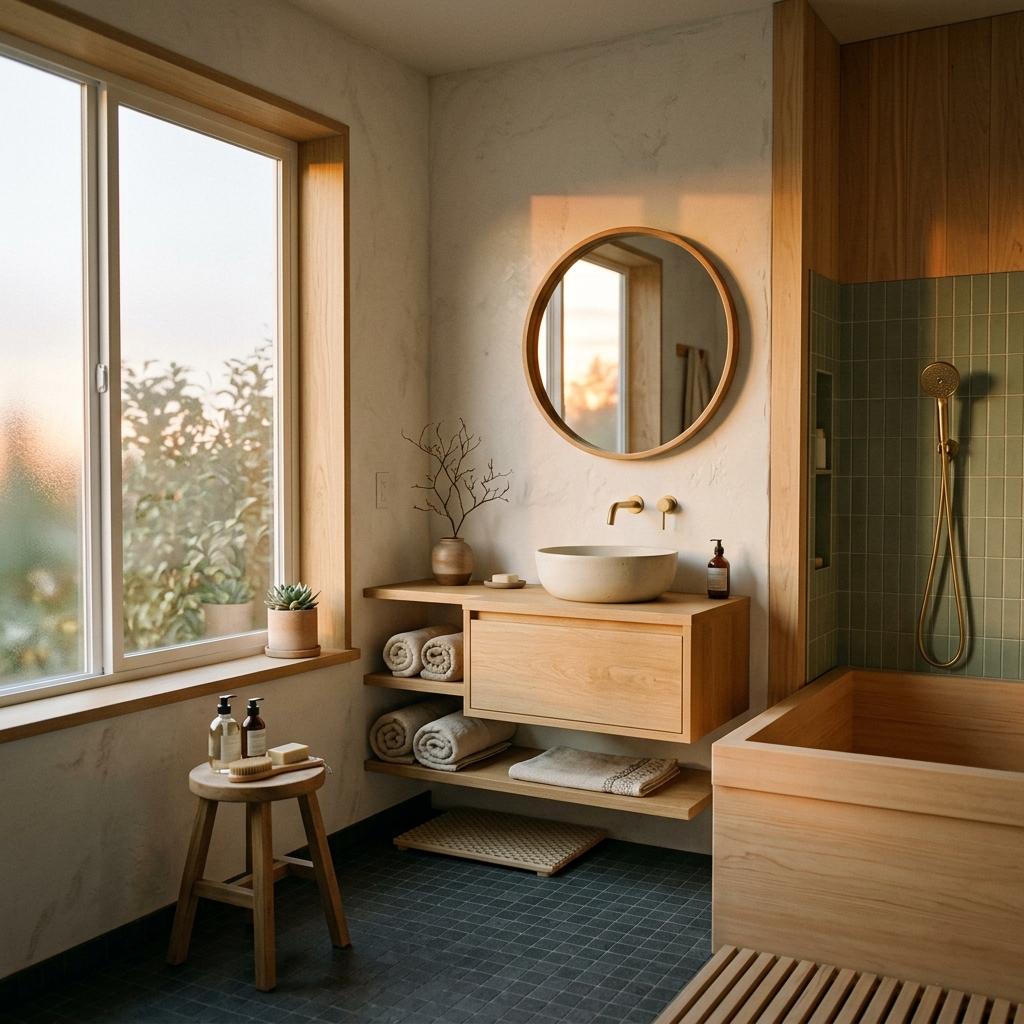 Achieve Timeless Elegance With A Japandi Style Bathroom Design