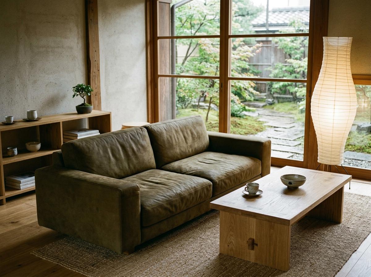 Artisan Craftsmanship Found In This Elegant Japandi Living Room