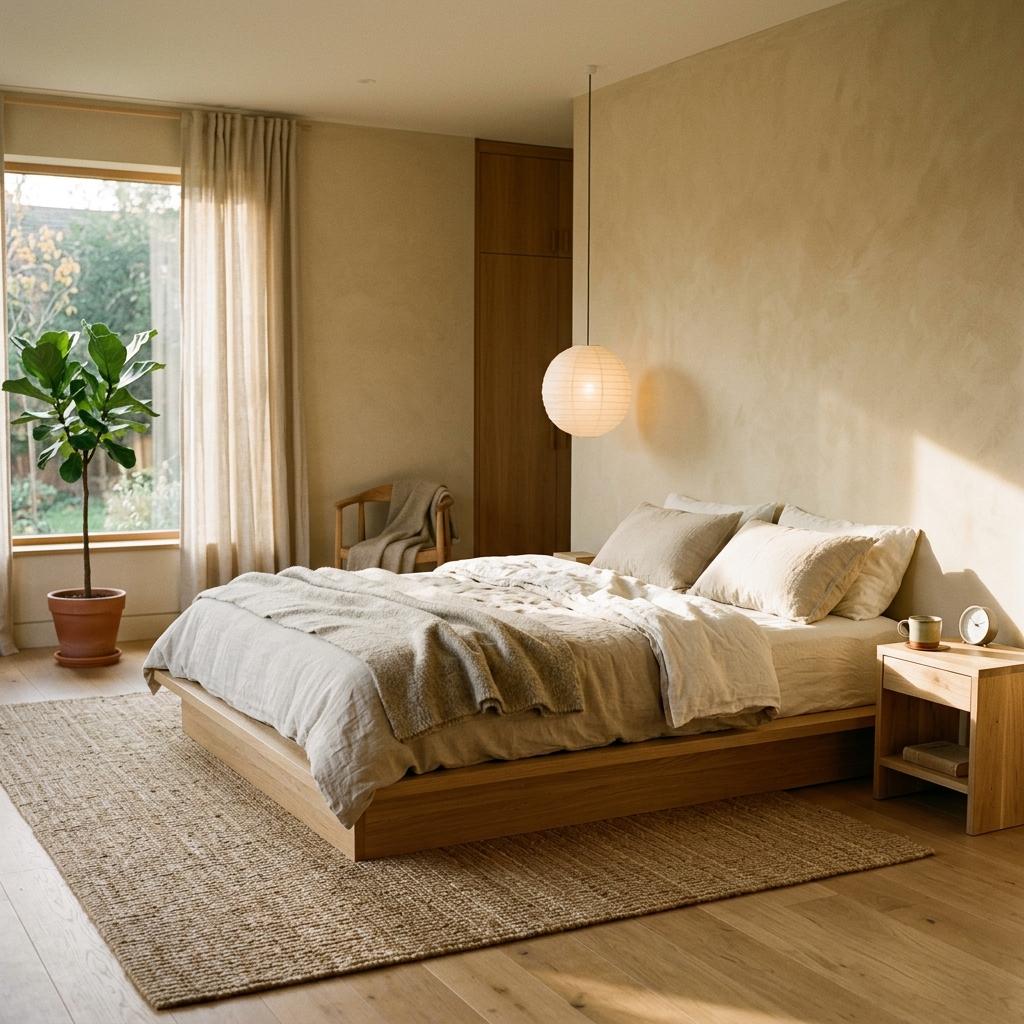 Balance Aesthetics And Utility In Your Japandi Bedroom Space