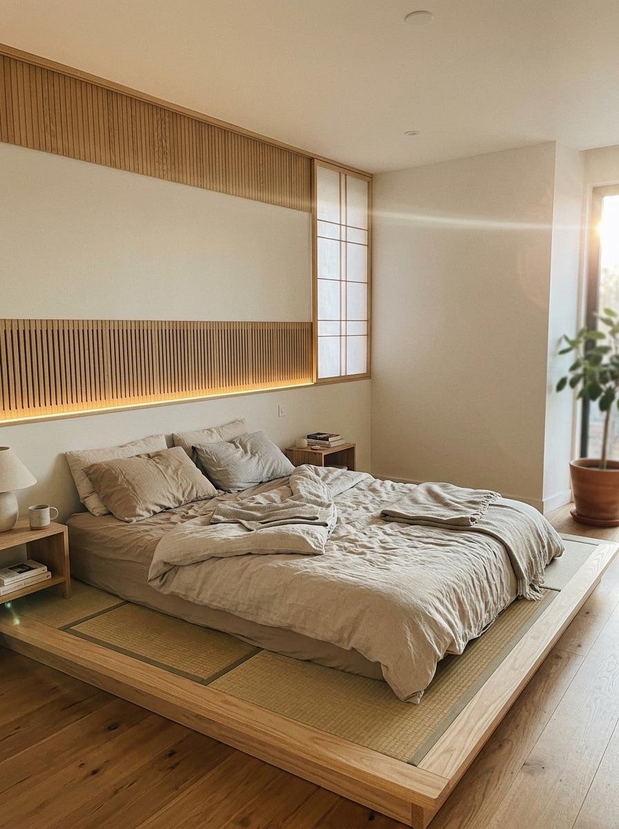 Balance And Harmony In A Japandi Inspired Bedroom