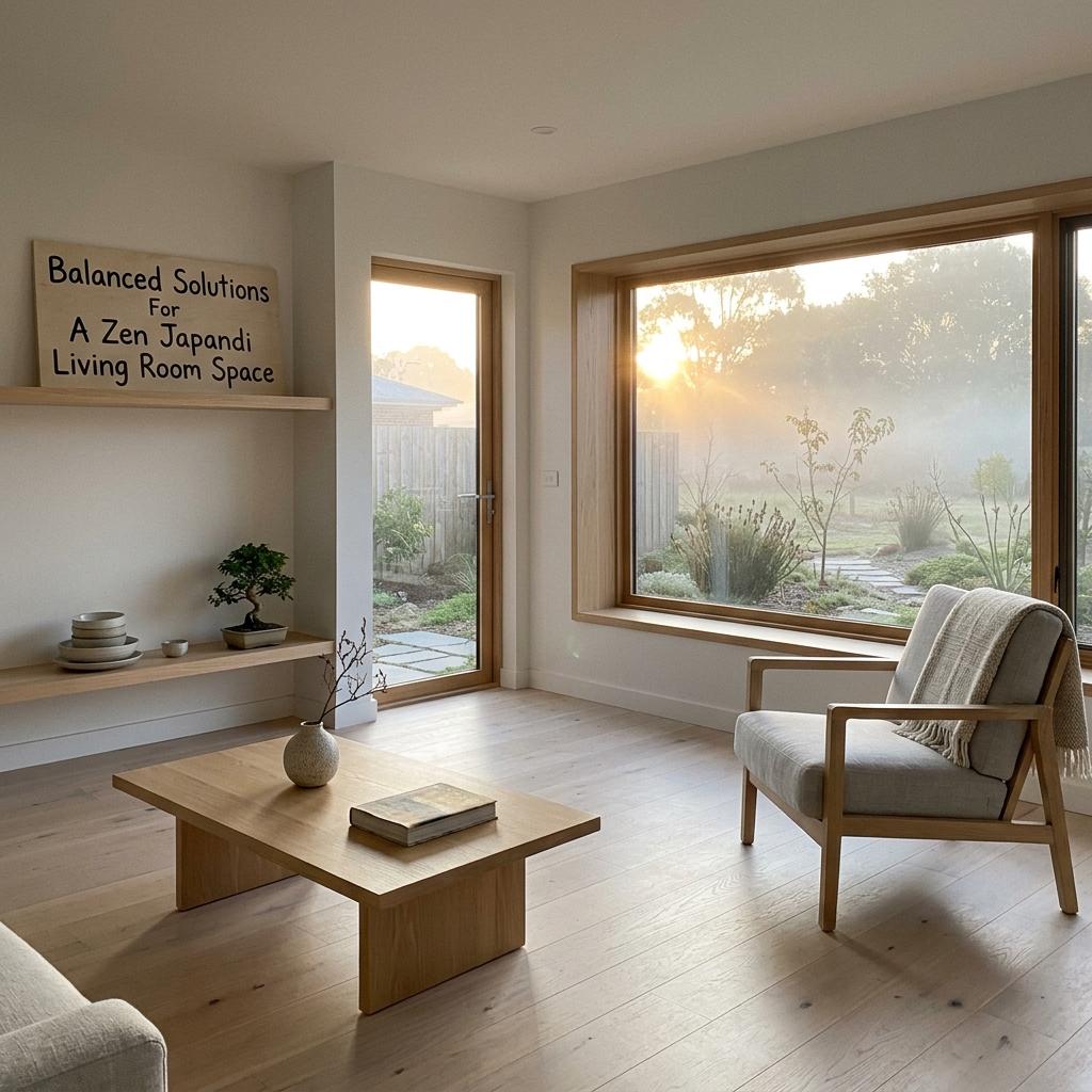 Balanced Solutions For A Zen Japandi Living Room Space