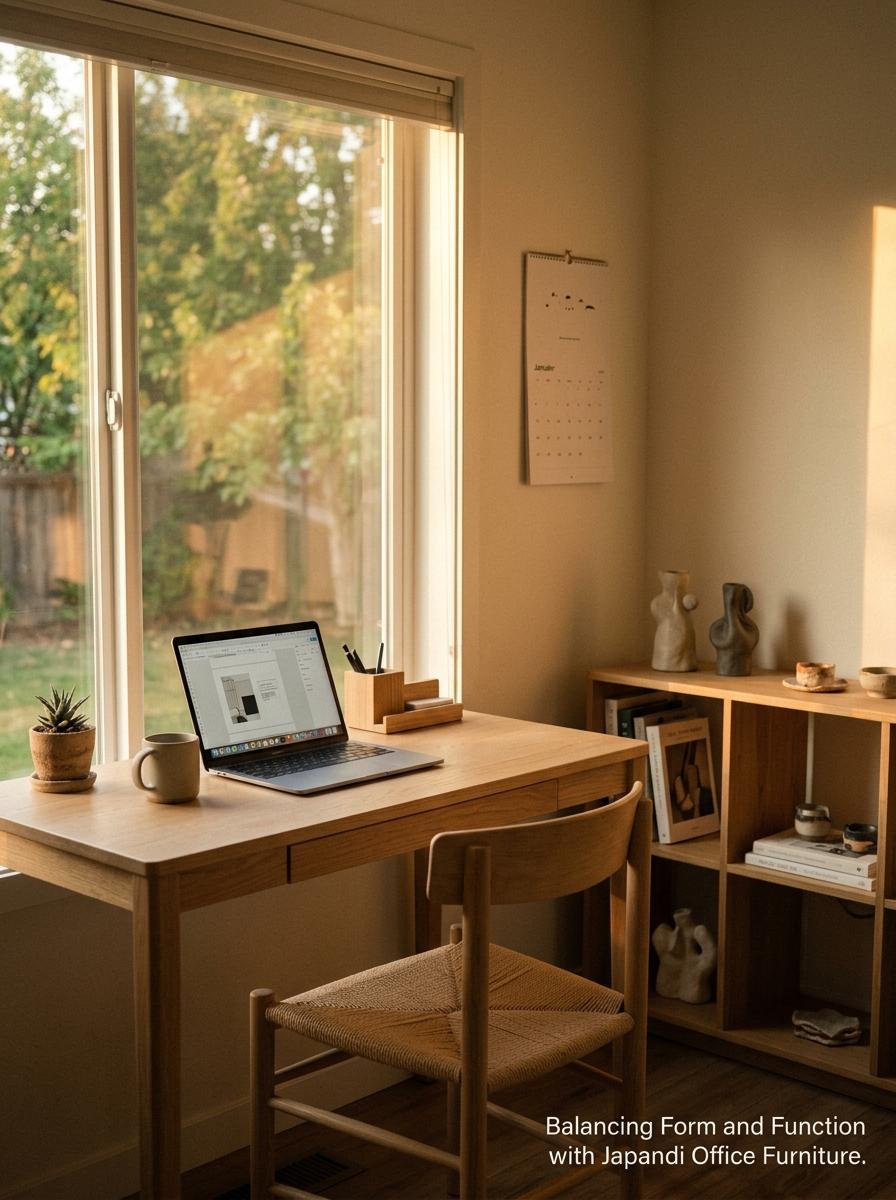 Balancing Form And Function With Japandi Office Furniture