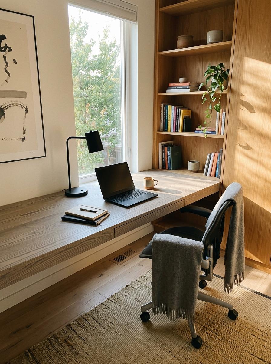 Balancing Function And Form In A Professional Japandi Office