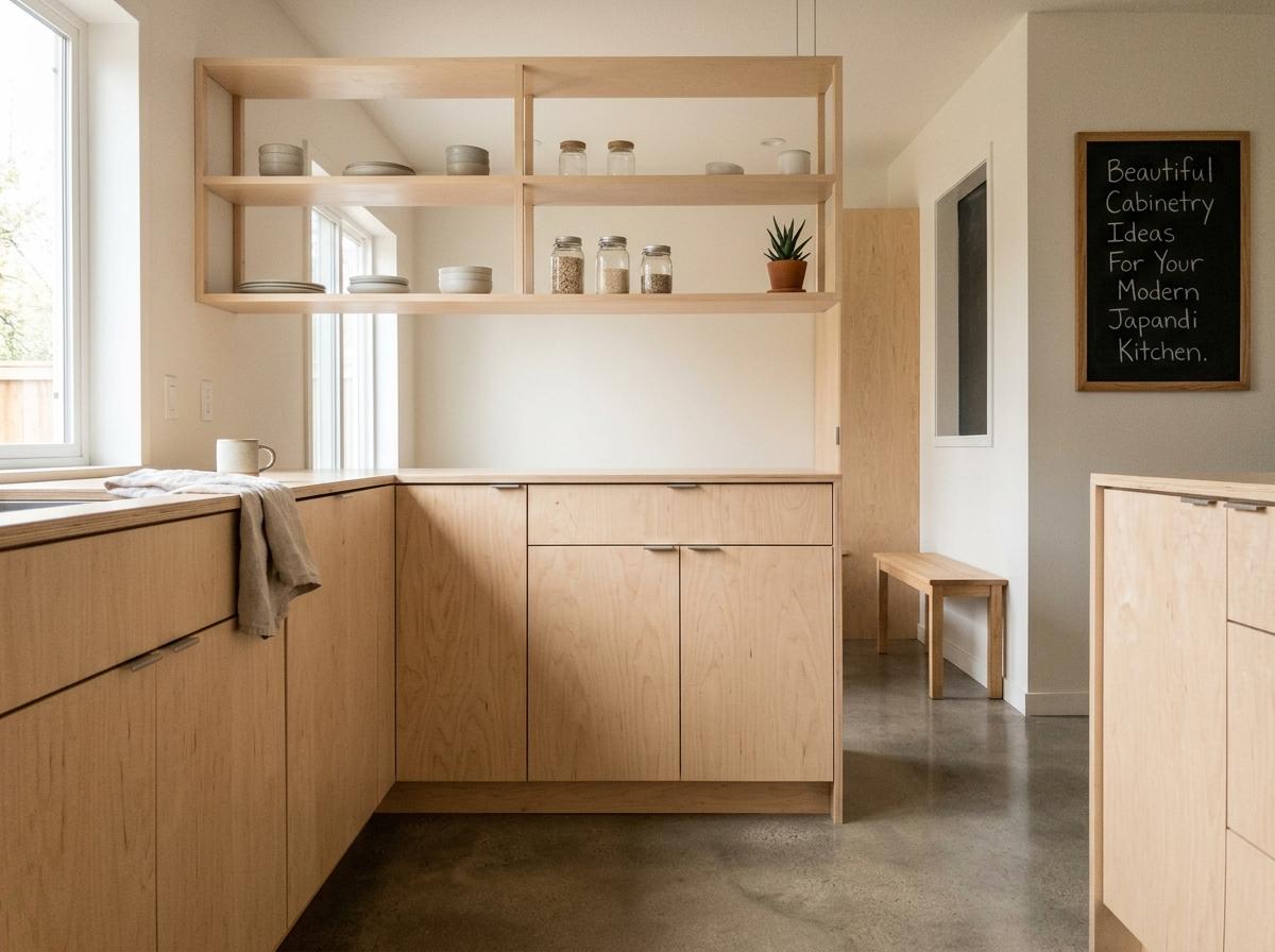Beautiful Cabinetry Ideas For Your Modern Japandi Kitchen