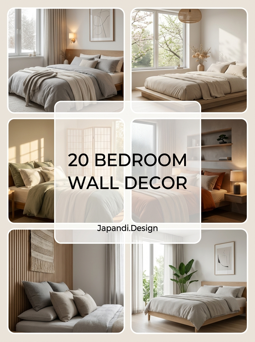 Bedroom Wall Decor Concepts for Minimalist Sophistication