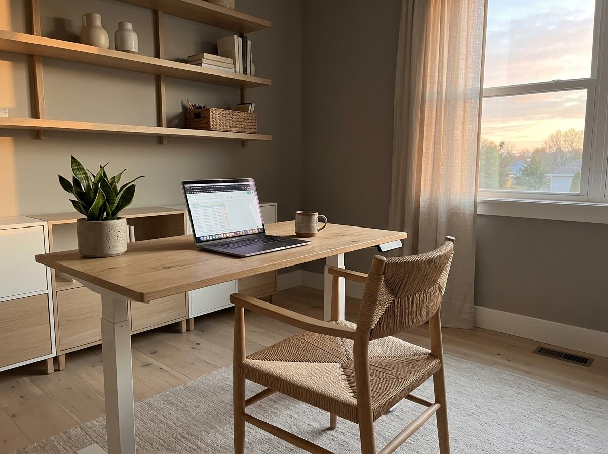 Blending Comfort And Style With Japandi Office Furniture Sets