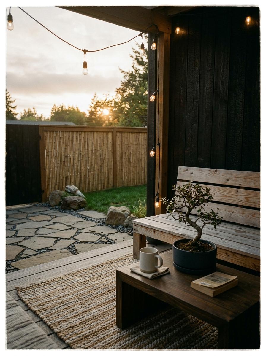 Bringing Harmony To Your Backyard With Japandi Patio Details