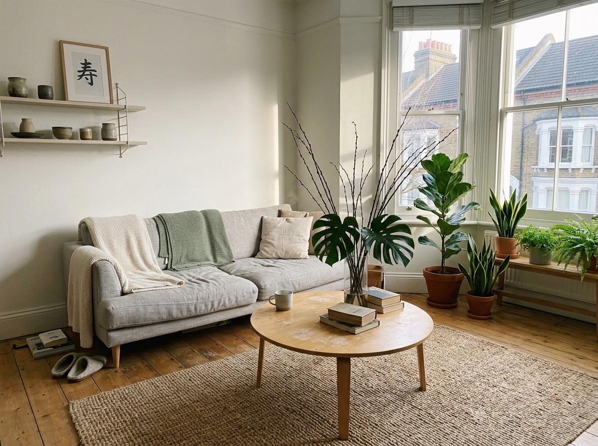 Bringing Nature Indoors With Japandi Living Room Styling