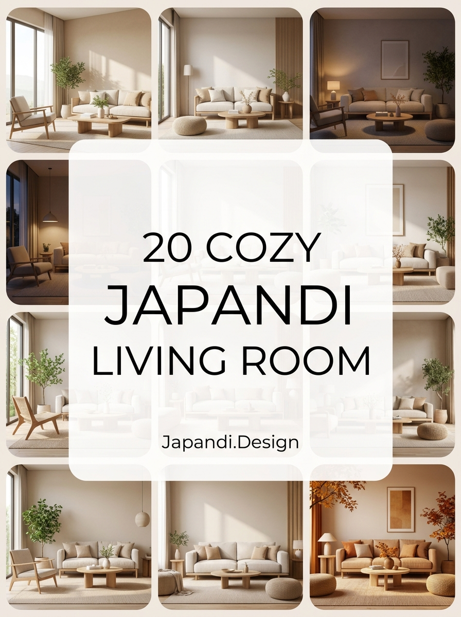 Cozy Japandi Living Room Arrangements for a Balanced Home