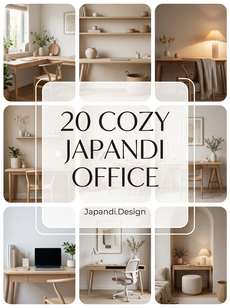 Cozy Japandi Office Essentials for a Productive and Balanced Workspace